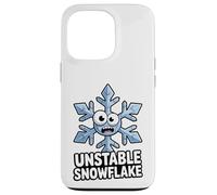 Flocon de Neige instable pour l'hiver, l'anxiété, la dépression, Noël Amusant Coque pour iPhone 13 Pro