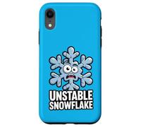 Flocon de Neige instable pour l'hiver, l'anxiété, la dépression, Noël Amusant Coque pour iPhone XR