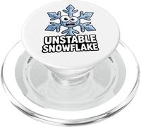 Flocon de Neige instable pour l'hiver, l'anxiété, la dépression, Noël Amusant PopSockets PopGrip pour MagSafe
