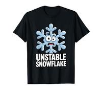 Flocon de Neige instable pour l'hiver, l'anxiété, la dépression, Noël Amusant T-Shirt