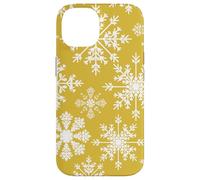 Flocon de Neige Jaune Winter Wonderland Holiday Christmas Coque pour iPhone 14