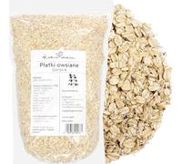 Flocons D’Avoine Montagne Naturels 1 kg - Riche En Fibres Et Protéines, Idéals Pour Porridge, Muesli, Smoothies Et Recettes Équilibrées - Kuchnia Zdrowia