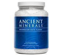 Flocons de bain au magn sium Ancient Minerals - Alternative au sel d'Epsom - Trempez dans des sels naturels - Haute efficacit d'absorption pour