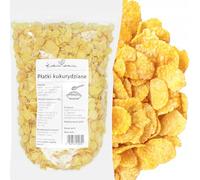 Flocons de Maïs Naturels 500 g - Pour porridge, muesli et petit-déjeuner | Texture agréable et utilisation polyvalente dans porridge, muesli, granola, yaourt, pâtisserie et recettes de petit-déjeuner.