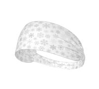 Flocons de Neige de Noël Flocon de Neige d'hiver,Bandeau de Sport Unisexe, Bandeau élastique Multi-usages pour Cheveux