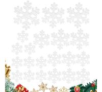 Flocons De Neige pour Sapin De Noël - 21 Pièces Ornements de Sapin de Noël,Ornement Artificiel en Flocon De Neige - pour Fête d'hiver Maison Vacances Table Intérieur Mur Fenêtre