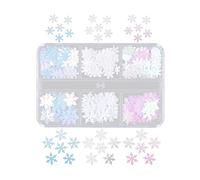 Flocons de paillettes en forme de flocon de neige pour remplissage de résine, moules en résine époxy, décorations d'ongles de Noël, confettis pour confettis et ongles
