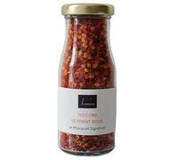 Flocons de Piment Doux | Le Monopati Signature 70g | Piments Séchés 100% Naturels | Sans Additifs | Pour Cuisine & Assaisonnement | Pot en Verre