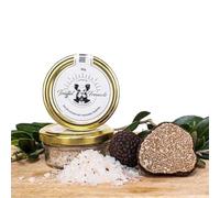 Flocons de sel avec truffe blanche