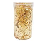 Flocons d'or en résine - Feuilles de paillettes en métal d'imitation, feuille d'aluminium pour bijoux artisanaux | Peinture Slime Projets de bricolage, Fourniture de résine artistique, décorations CR