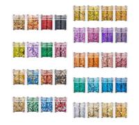 Flocons d'or scintillants pour bijoux faits à la main pour résine art et artisanat Flocons d'or pour résine