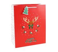 Flocons, sac large 26,5x14x33 cm - Rouge