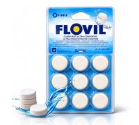 Floculant Flovil en pastilles clarifiantes ultra concentrées pour piscines 9 pastilles