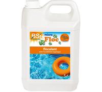 Floculant piscine - BSI - Micro Floc 5 L - Puissant - Clarifiant eau - Optimise filtration