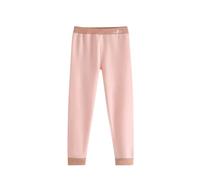 Flodxo Leggings thermiques pour enfants filles garçons hiver chaud taille élastique pantalon d'école enfants coton confortable doux sous-vêtements détente pantalon uni décontracté serré stretch yoga