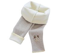 Flodxo Leggings thermiques pour filles - Pantalon d'école chaud uni - Taille haute - Coton doublé - Legging basique décontracté - Joli imprimé - Pantalon de yoga pour enfants, kaki, 2-3 ans