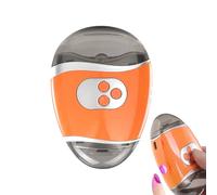 FloElectric Nail Trimmer - Rechargeable Automatic Clipper, LED Light for Women Grooming, Kids and Adults with Safe Precision Function, Nails Cutter for Mom Him Her Senior Baby, White