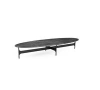 Floema Table Basse Ovale Nero Marquina