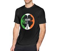 Flogg-Ing MOL-LY Mens Tee Funny Short Sleeve T-Shirt Black Manches Courtes(Large)