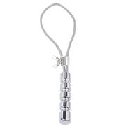 Flogger SM en câble métallique avec poignée en métal - fouet Bondage, cravache Spanking et paddle, attache tétons réglable, accessoire BDSM pour jeux érotiques variés