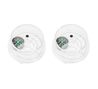 Flohterys Guide D'Angle Solaire avec Boussole Instrument de Mesure de Panneau Solaire Outils de Recherche D'Angle Solaire Portables pour L'Extérieur 2 Pièces