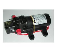 Flojet -Pompe Autoclave Flojet Mini à Faible Consommation Débit Lt/min : 4,3 Ah : 1,9 Ah/h Dimensions : 58 x 89 x 157 V : 12