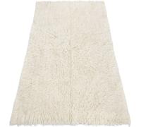 FLOKATI EN LAINE - Couvre-lit, Plaid blanc 60x120 cm