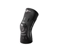 FLOKY Genouillère biomécanique multisport, stabilise le genou et la rotule, protège les ligaments et le tendon rotulien, soutien articulaire, réduit les traumatismes et les infections (noir, L/XL