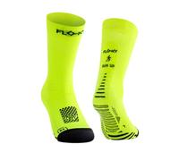 FLOKY - Run Up Medium 25 - Chaussettes de sport biomécanique - Jaune fluo - Taille M/L