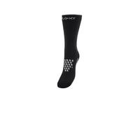 FLOKY S-Mash 2.0 chaussettes biomécaniques tennis et padel, antidérapantes. Protection cheville et tendon d'Achille., Noir , L/XL
