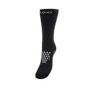 FLOKY S-Mash 2.0 chaussettes biomécaniques tennis et padel, antidérapantes. Protection cheville et tendon d'Achille., Noir , XS-S
