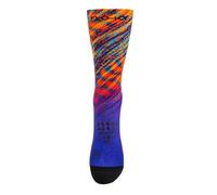 FLOKY - S-mash - Rio - Chaussettes de sport Biomécanique - Orange/Bleu - Taille L/XL - T3