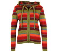 Flomax - Women's Kapuzen-Jacke Arco - Veste en laine - XL - farn / bunt