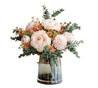 Flombes fausses extérieures Fleurs artificielles fausses plantes tenant des bouquets de simulation fleurs de décoration table de décoration fausses fleurs salon des fleurs artificielles extérieures