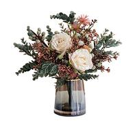 Flombes fausses extérieures Fleurs artificielles fausses plantes tenant des bouquets de simulation fleurs de décoration table de décoration fausses fleurs salon des fleurs artificielles extérieures