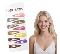 Flomiara Lot de 10 mini pinces à cheveux, petites épingles à cheveux en forme de goutte d'eau, accessoires de cheveux pour femmes et filles, accessoires de coiffure pour photographie, fête quotidienne