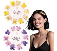 Flomiara Lot de 20 pinces à cheveux, mini pinces à cheveux, petites épingles à cheveux mignonnes pour femmes et filles, accessoires de coiffure pour photographie, quotidien, fête