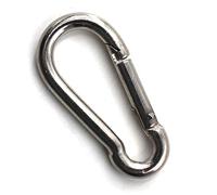 Flomore M12 Boucle Mousqueton 304 Acier Inoxydable Mousqueton Crochet Paquet de 1