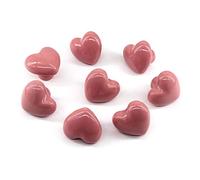 Flomore Rose Poignées et Boutons de tiroir ceramique poignée de Meuble Porte Bouton pour la Chambre des Enfants Pack de 8 (Vient avec des vis)