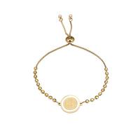 Flongo Bracelet Médaille Saint Benoît Femme: Bracelet Catholiques Réglable en Acier Inoxydable Bijou Religieux Amulettes-Cadeau Noël Anniversaire