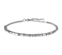 Flongo Morsecode Bracelet Or pour Femme : Never Give Up - Motivation Acier Inoxydable Plaqué Or Bracelet Perles - Réglable 19 cm + 5 cm - Cadeau Inspirant - Message Secret - Bijou Unisexe, Acier