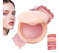 Floo Up Baked Failliting Blush, 6 nuances Pinche douce Blush Luminal, finition naturelle - Couleur à constructeur, dernier teint naturel, forme, contour et reflet pour toute la peau (#06)