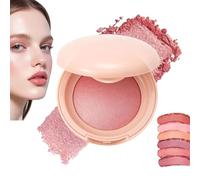 Floo Up Baked Failliting Blush, 6 nuances Pinche douce Blush Luminal, finition naturelle - Couleur à constructeur, dernier teint naturel, forme, contour et reflet pour toute la peau (#02)