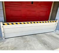 Flood Protection Barrier Portable Durable Flood Aluminum Alloy Flood Defence Barrier on Doors Suitable for Garage Basement Front Door Driveway Interior Decoration,001,120 * 40cm