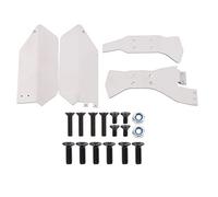 Floolinct Conservateur d'armure de châssis RC, Fabrication exquise, Ensemble de plaques d'armure légères et Portables en Acier Inoxydable pour Voiture télécommandée Traxxas Slash 4wd