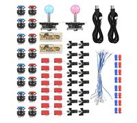 Floolinct Encodeur USB sans Retard, Kit de Bricolage, câble USB de Jeu, Ensemble de Boutons LED, Accessoires