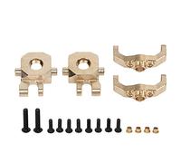 Floolinct Jeu de moyeux C de Voiture RC, Blocs de Direction en Laiton antirouille de Haute dureté pour Traxxas 1/18