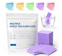Floor Cleaner Nettoyant Puissant, Feuille Nettoyante Miracle, Feuilles de Nettoyage Pour Sols, Comprimé Multi Effet de Nettoyage Sol, Pastilles Nettoyantes Multi-Effets pour Sols，Violet：200Pcs
