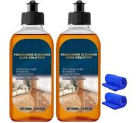 Floor Cleaner,Powerful Multi-purpose Home Stain Cleaner,Fragrance Cleaning Care Solution,Dual-Action Stain Odor Remover Floors Cleaners,For Marble,Wooden Furniture-Long Lasting Fragrance (2)