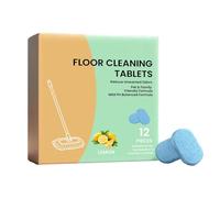 Floor Cleaners,12 Pieces Stain Scrubbing Tabs | Scented Floor Cleaner,for Hardwood Laminate Tank Bathroom Home Laundry Household Toilet